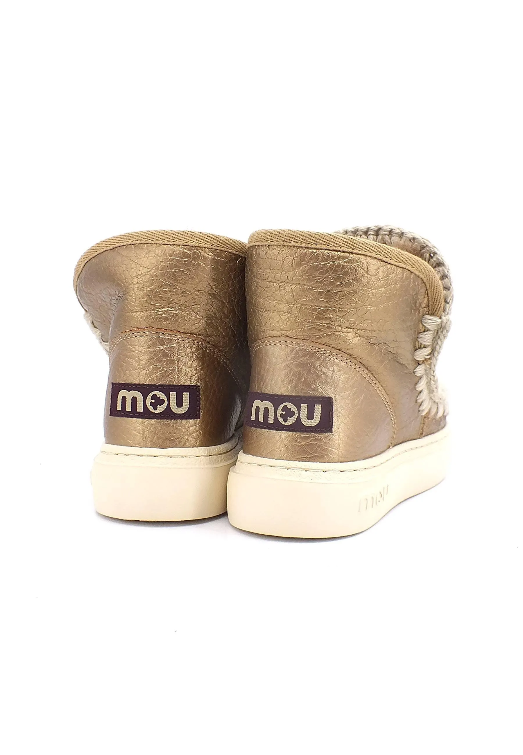 MOU Eskimo Bold Stivaletto Pelo Donna Metal Buffalo Bronze