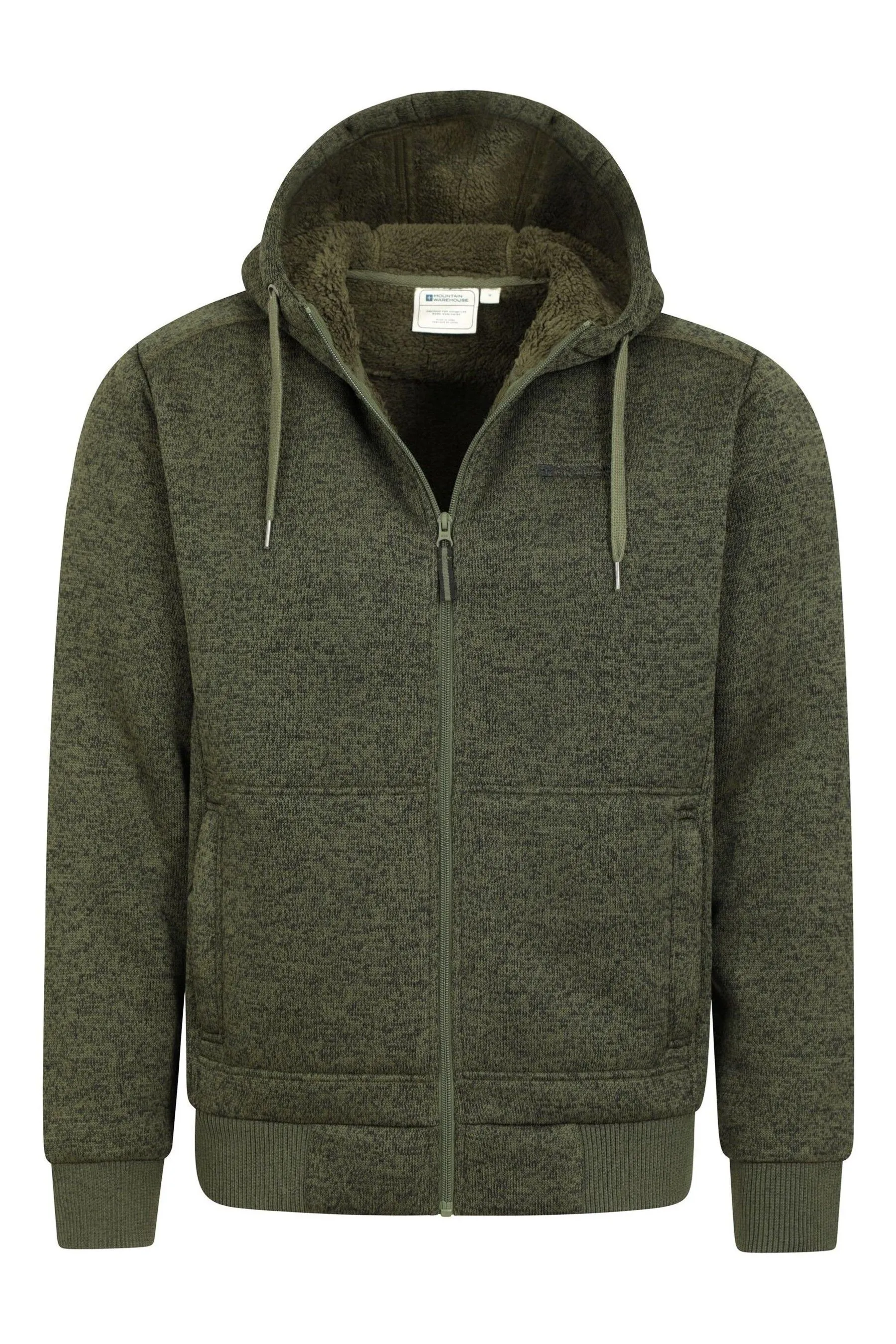 Mountain Warehouse Uomo - Nevis - Felpa con cappuccio e fodera in pile    