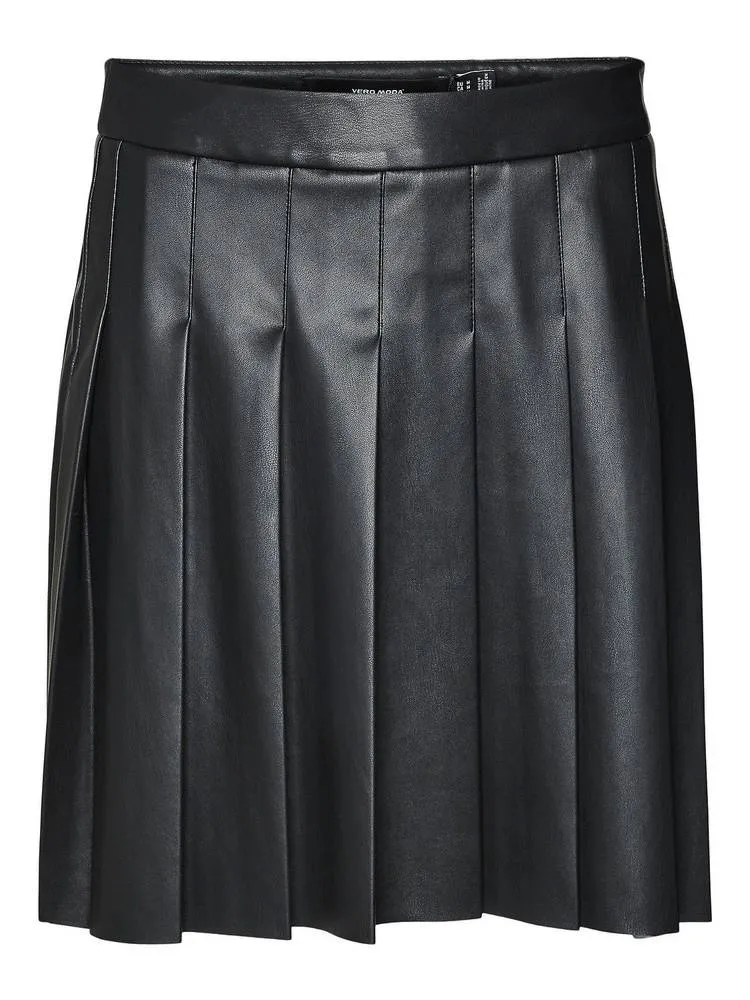Naomi Short Coated Skirt - Gonna a Pieghe