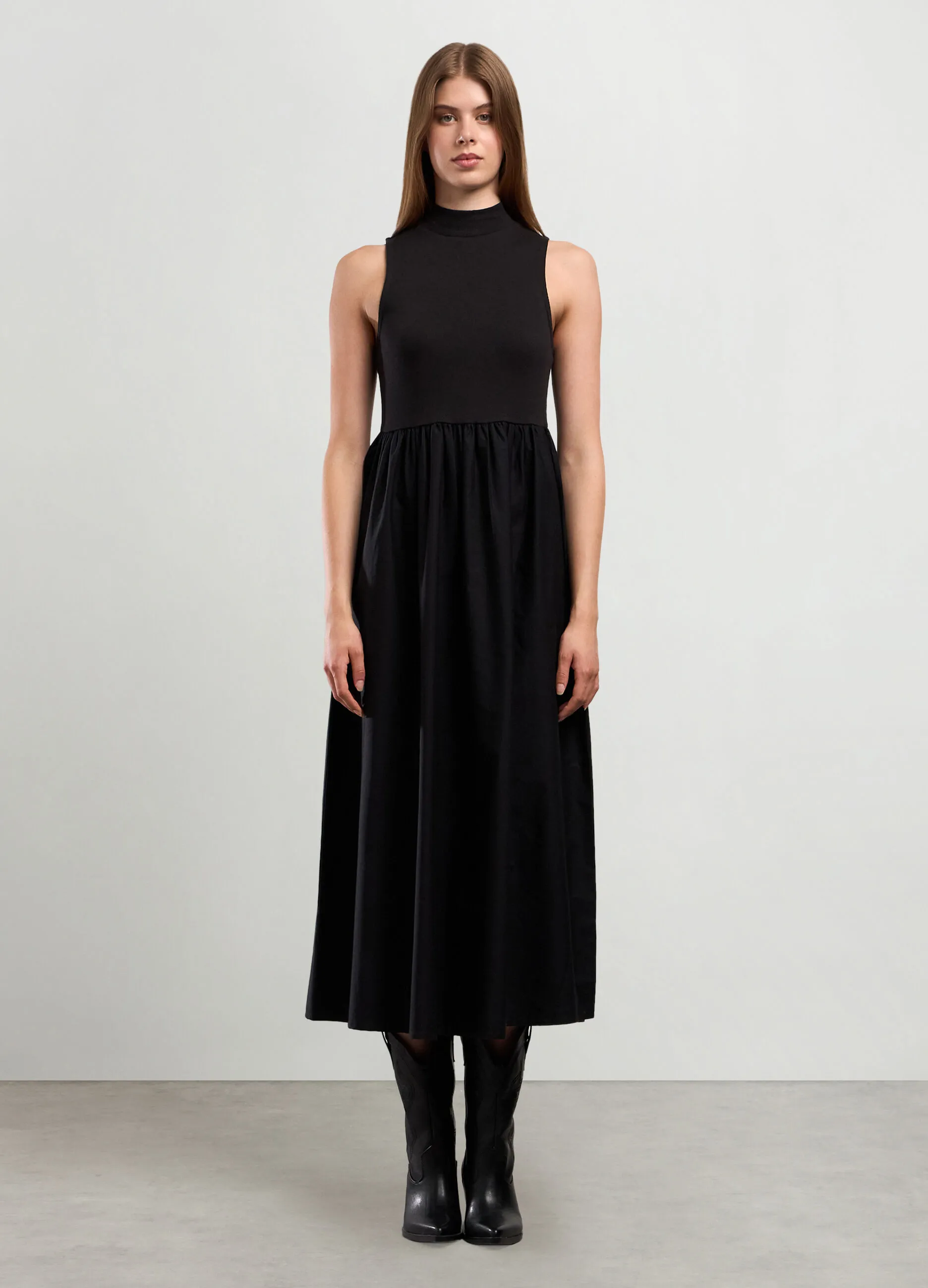 NICE & CHIC  Abito lungo in cotone stretch 