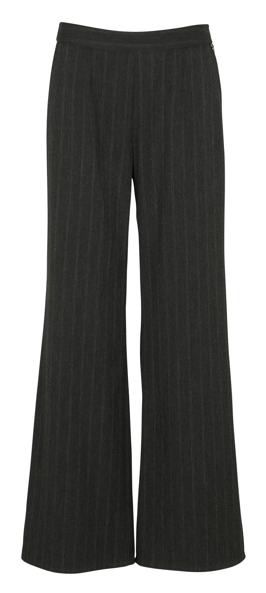 ONE STEP   PETRO - Pantaloni a righe a vita alta | Grigio