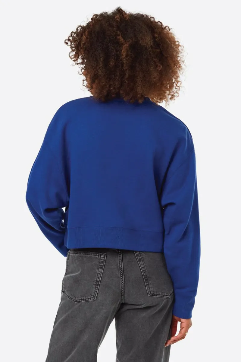 Oversized Cropped Crew