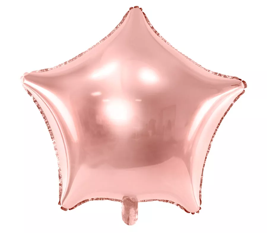 Palloncino foil stella oro rosa lucido 70cm