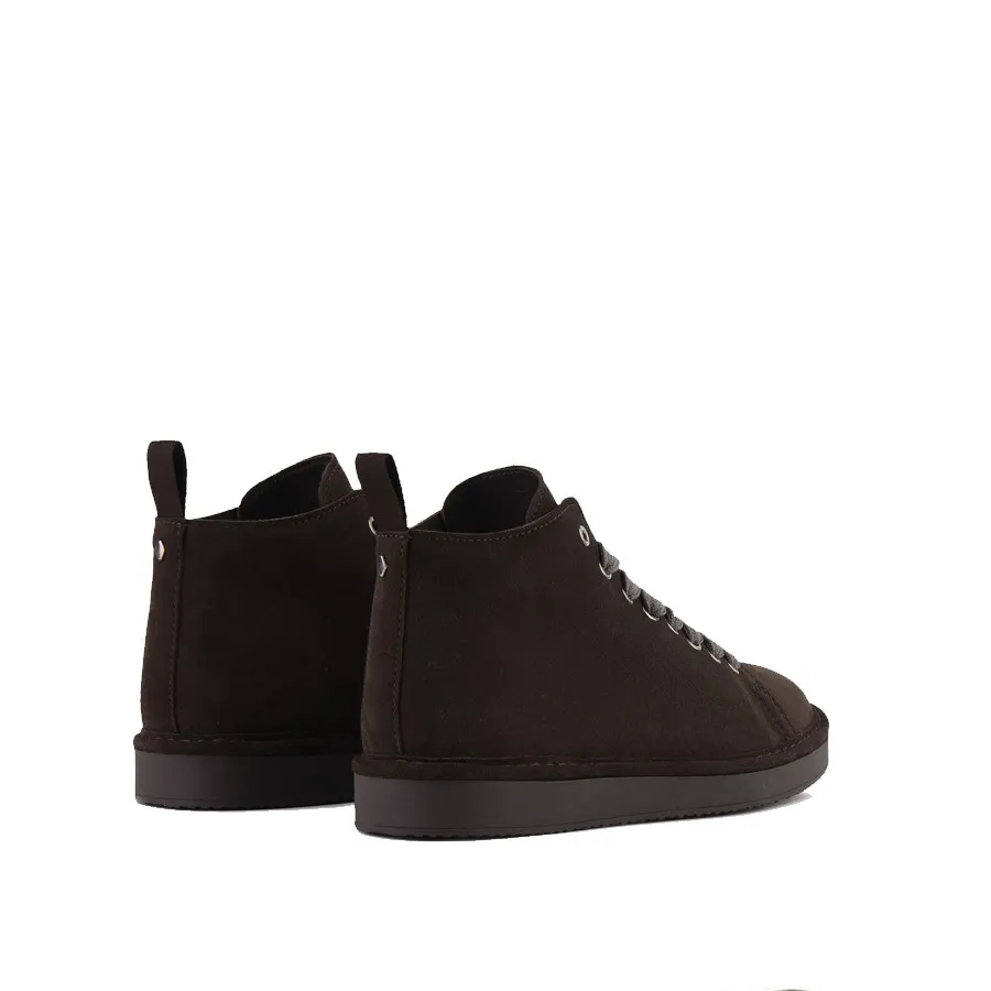 PANCHIC polacchino uomo in suede ebano-grigio