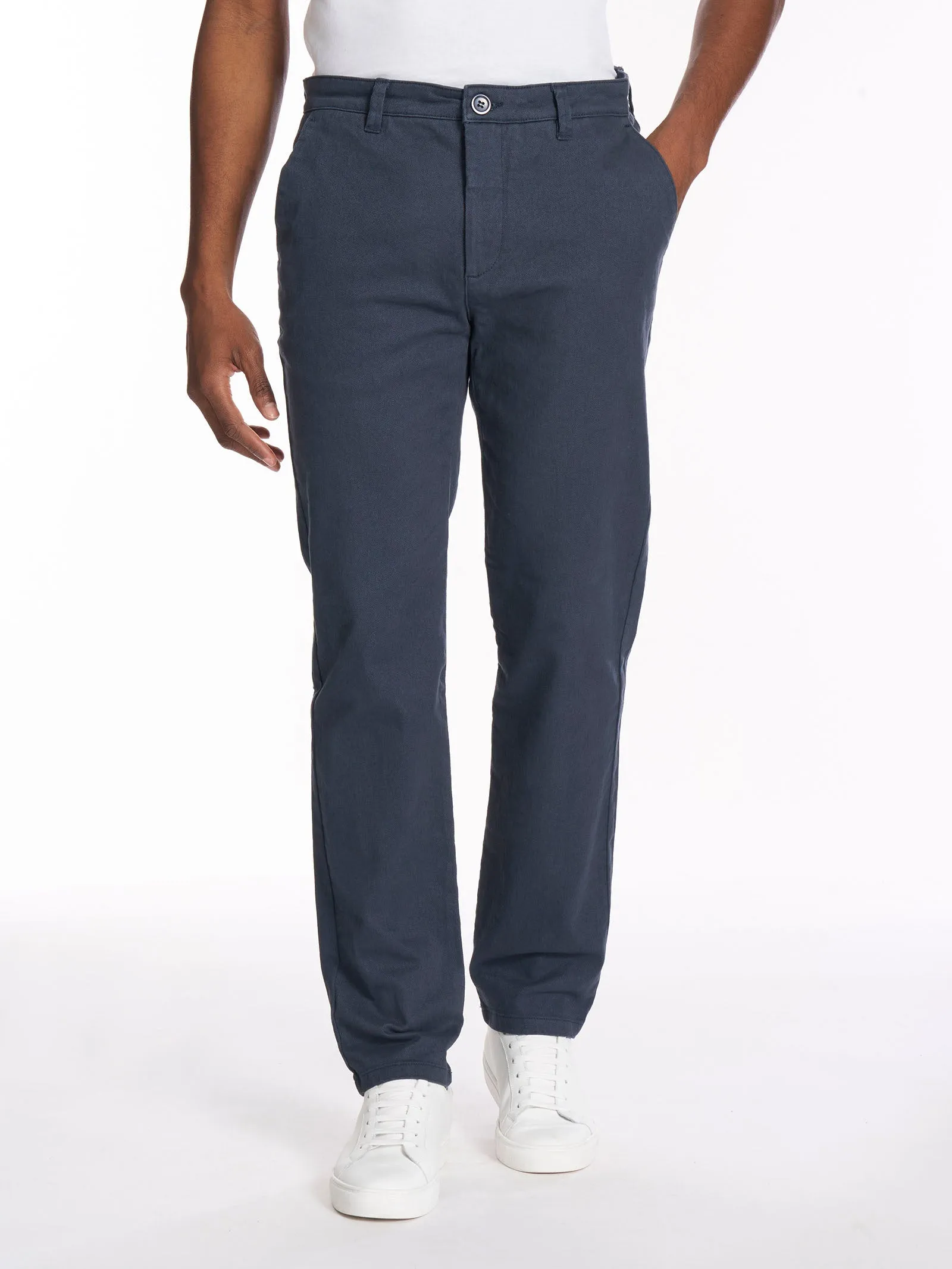 Pantalone chino in cotone elasticizzato - India Ink