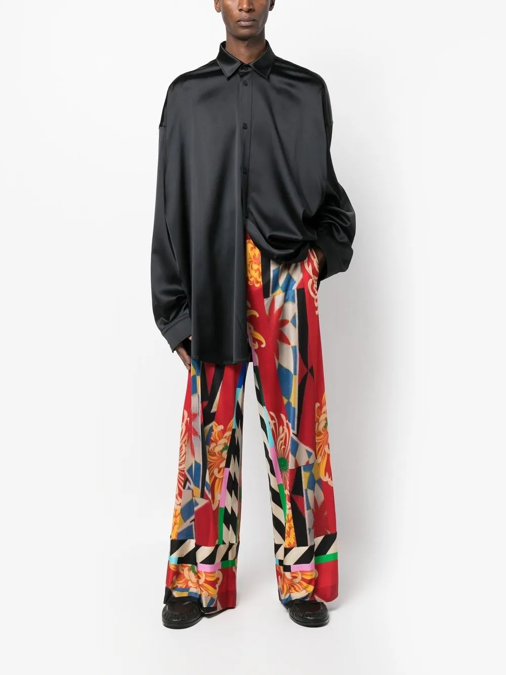 pantalone con fantasia
