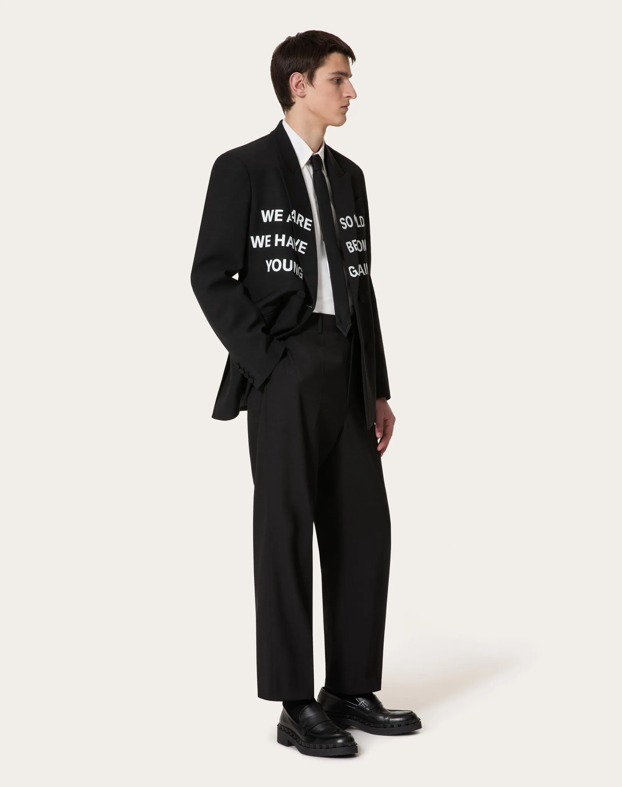 PANTALONE IN SHANTUNG DI SETA