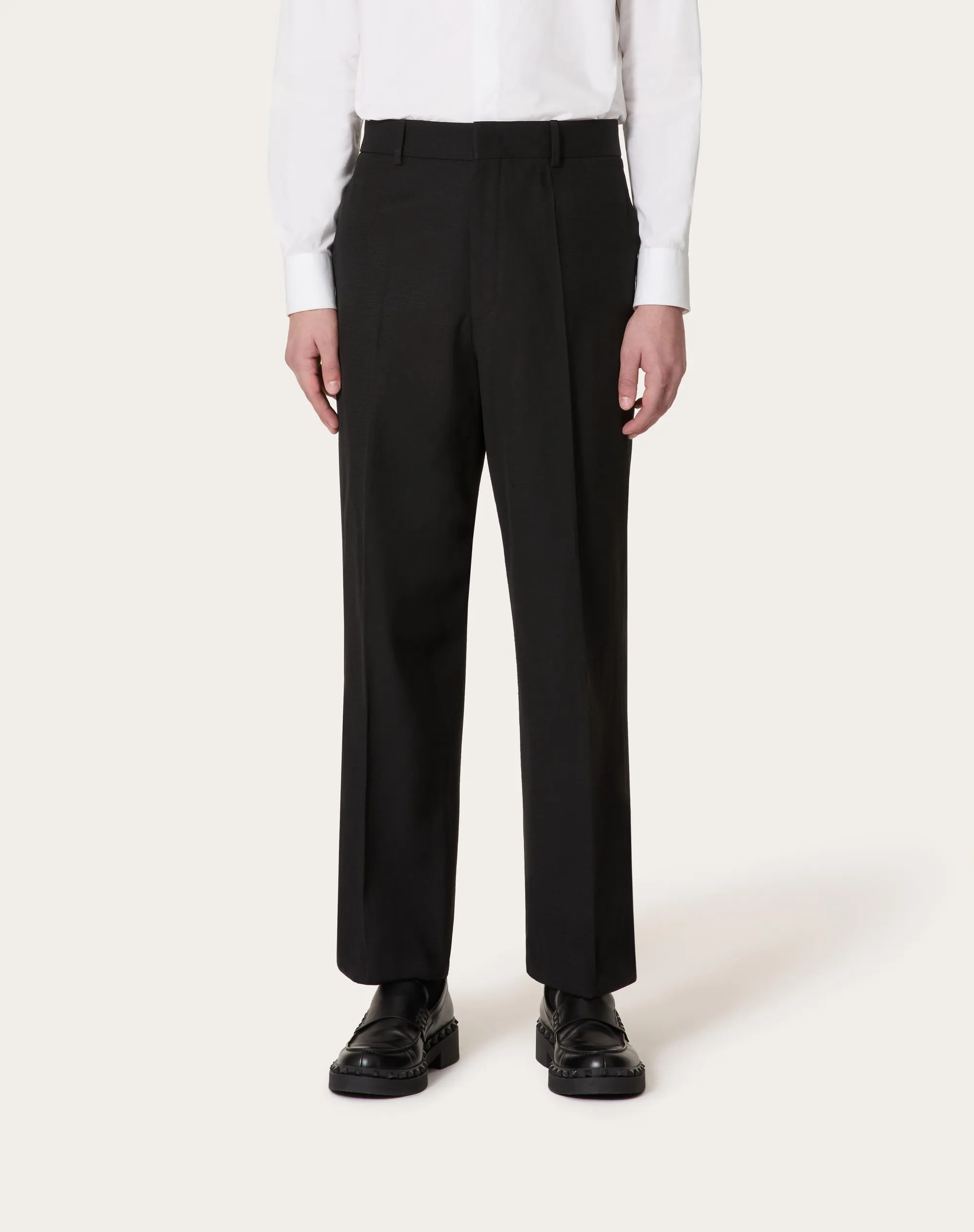 PANTALONE IN SHANTUNG DI SETA