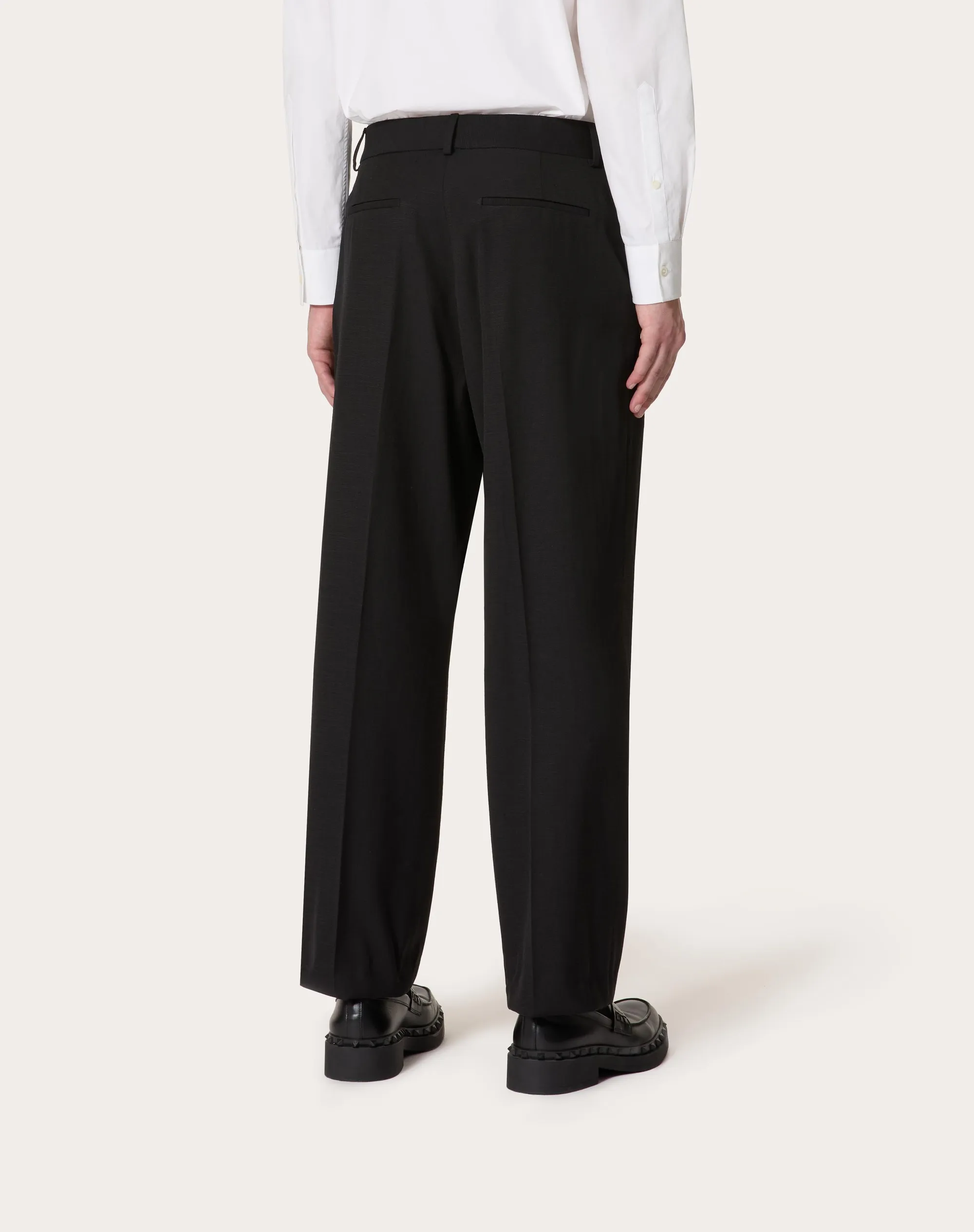 PANTALONE IN SHANTUNG DI SETA