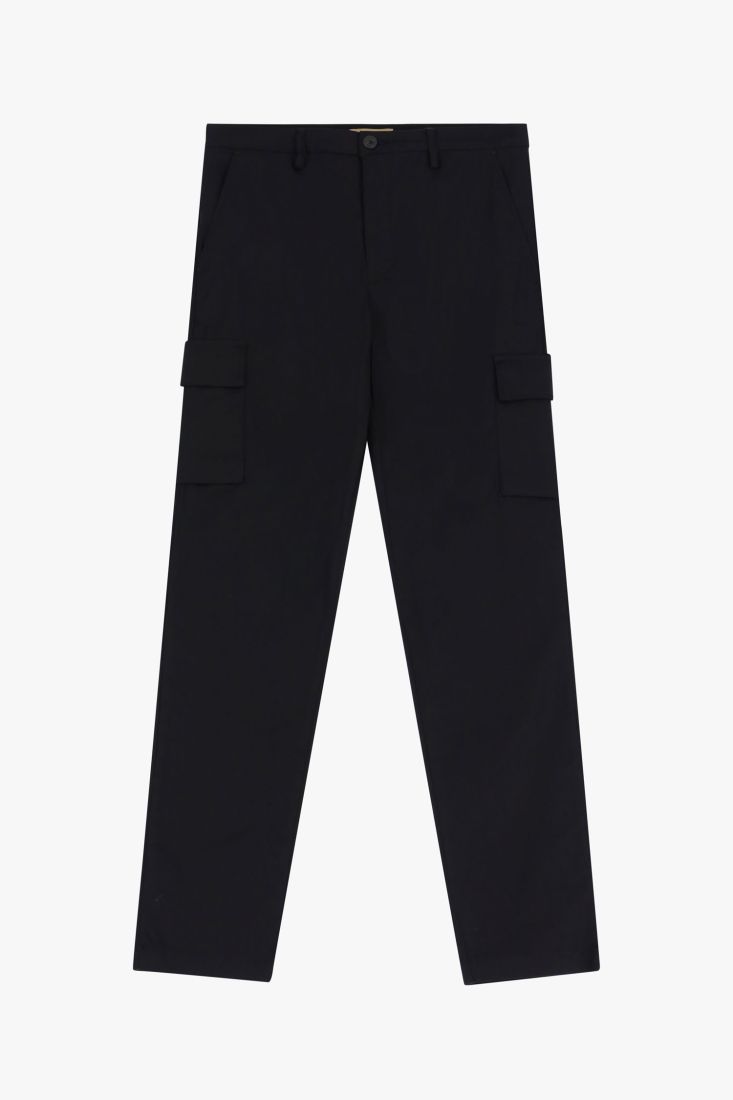 Pantaloni cargo con tasche verticali