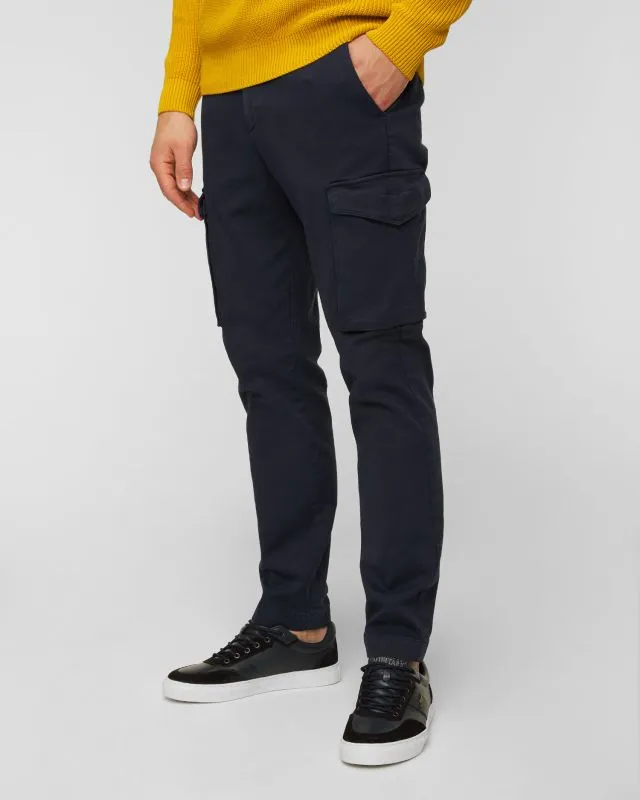 Pantaloni cargo da uomo Aeronautica Militare Blu