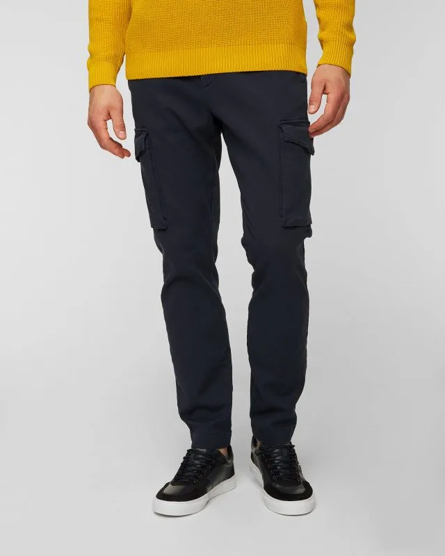 Pantaloni cargo da uomo Aeronautica Militare Blu