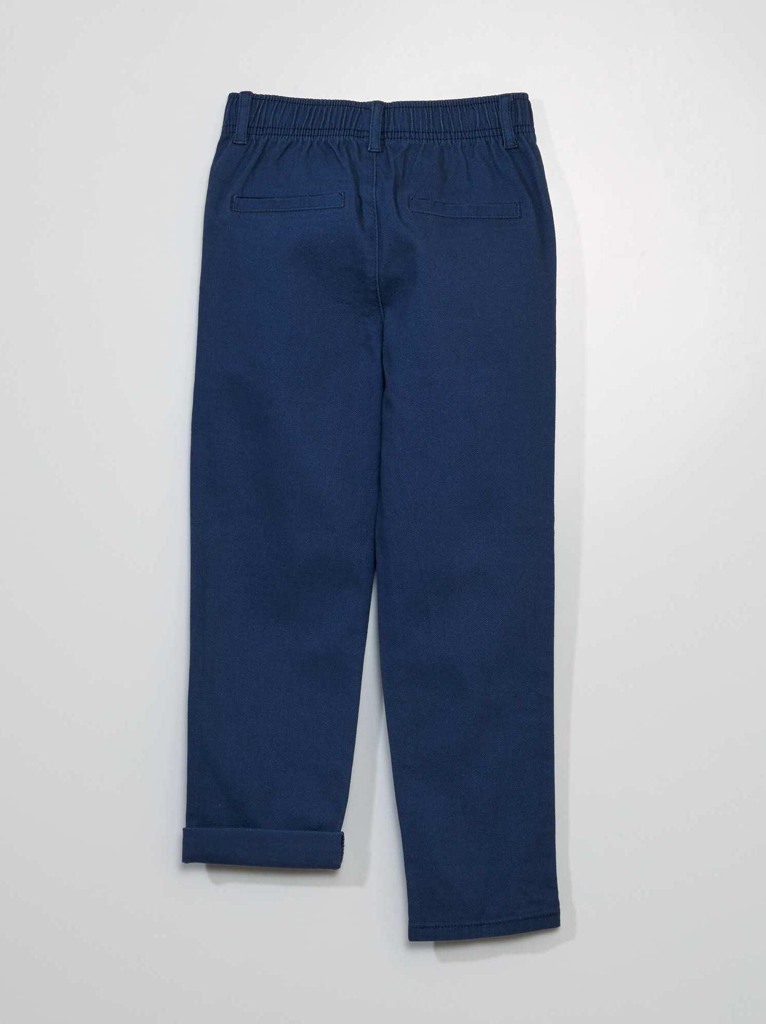 Pantaloni chino stretch - BLU