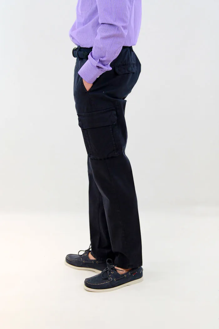 PANTALONI COLIN BLU 