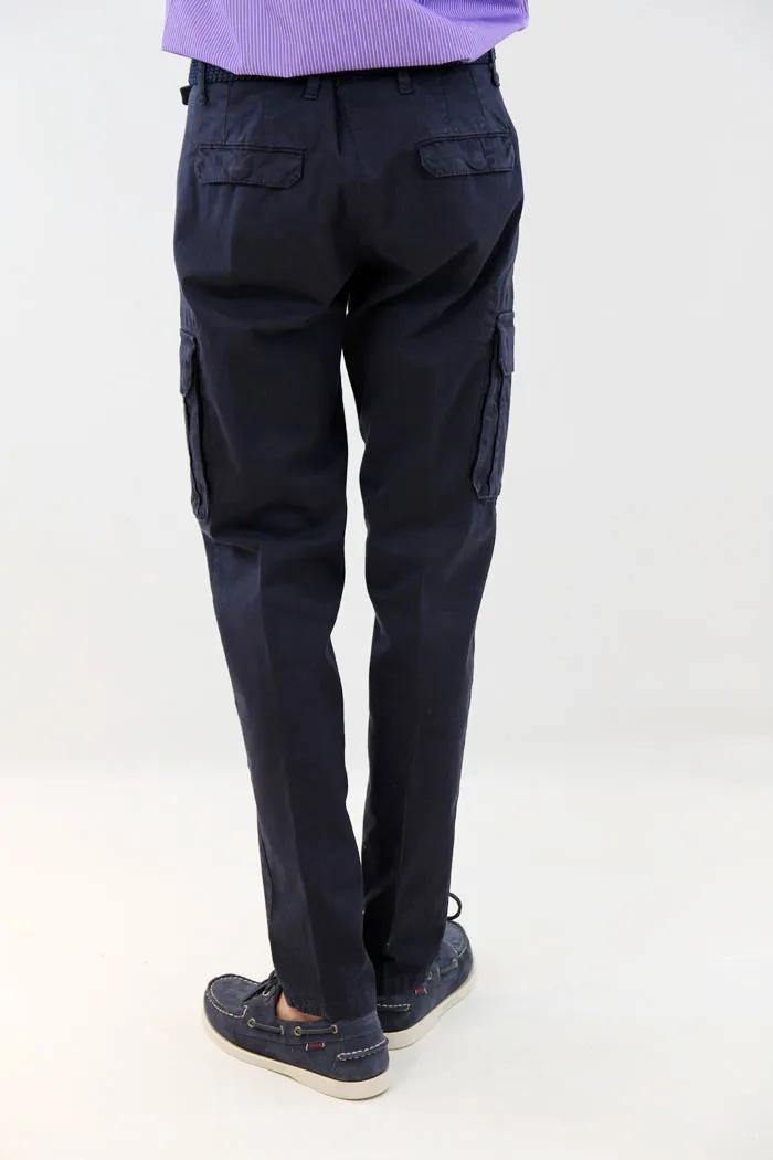 PANTALONI COLIN BLU 