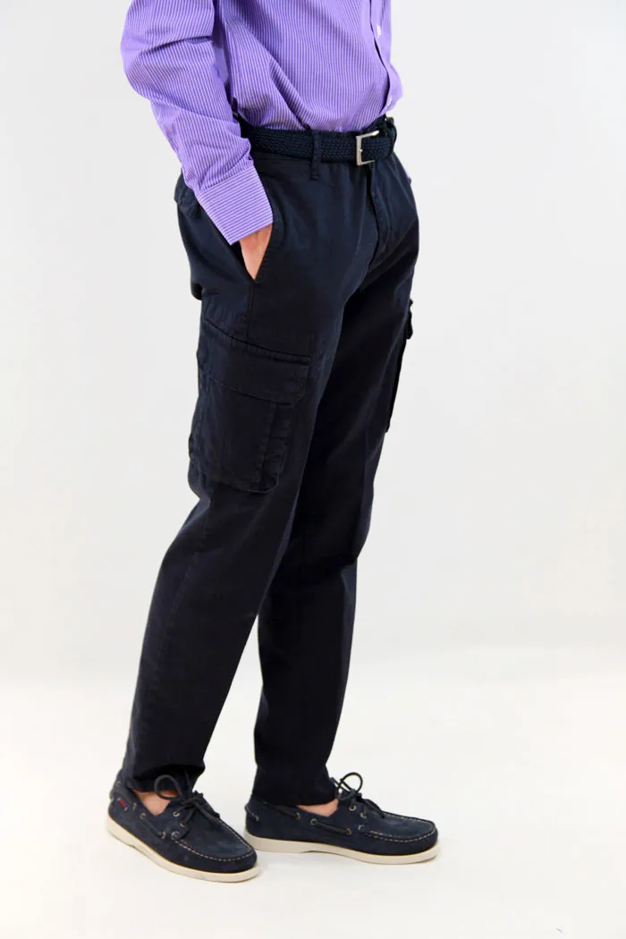 PANTALONI COLIN BLU 
