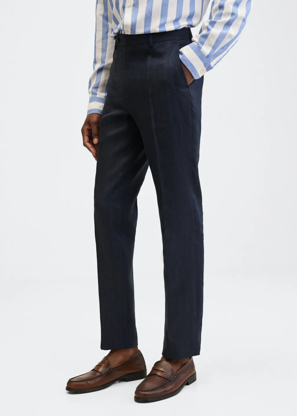 Pantaloni completo lino