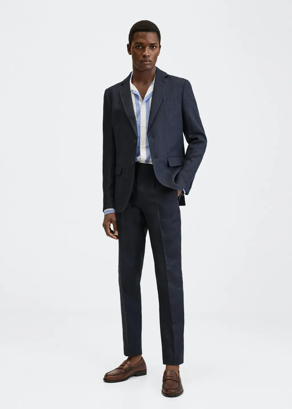 Pantaloni completo lino
