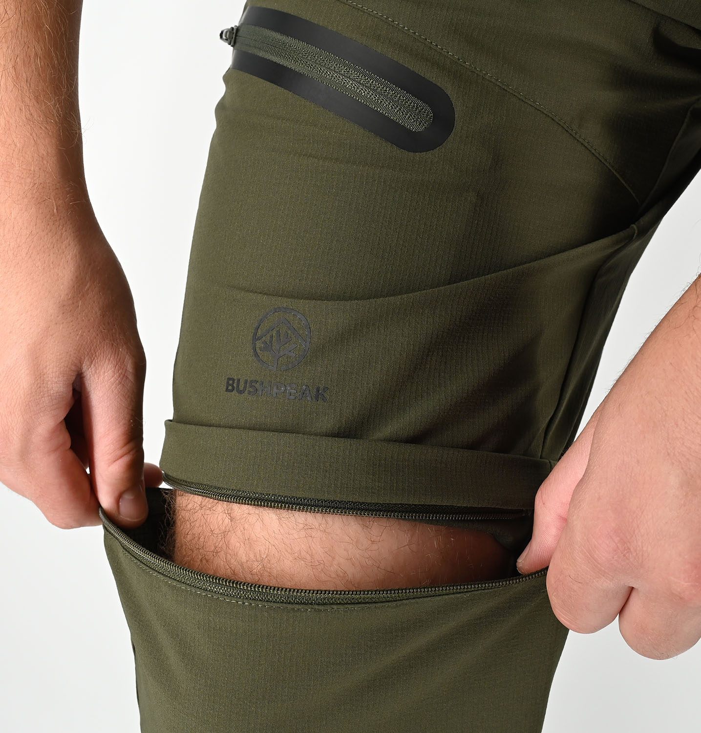 Pantaloni da trekking con zip