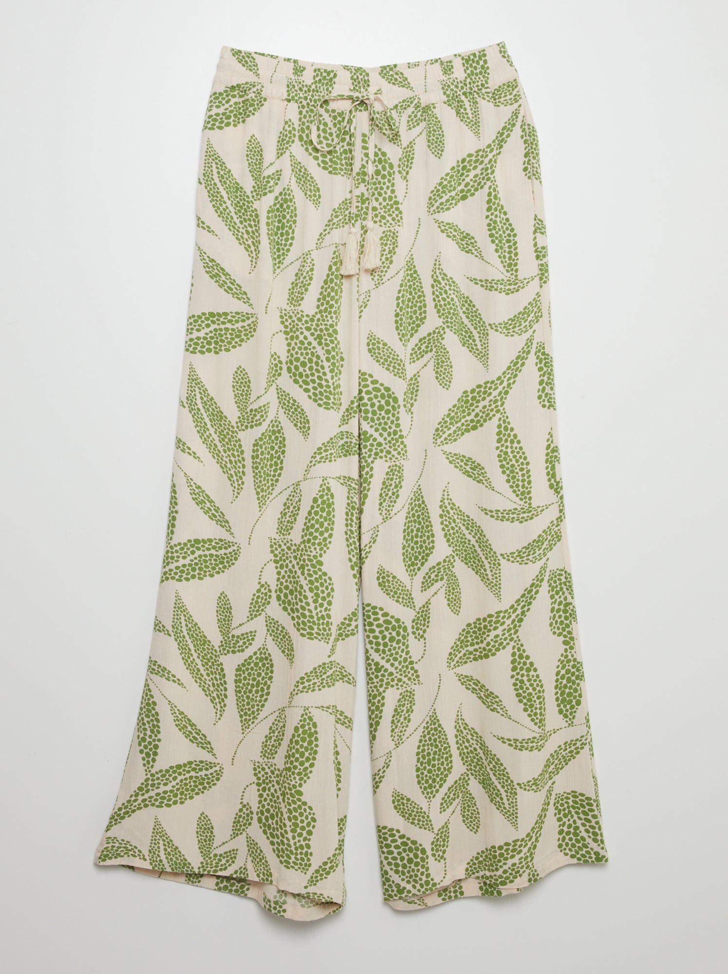 Pantaloni larghi e morbidi 'JDY' - BEIGE