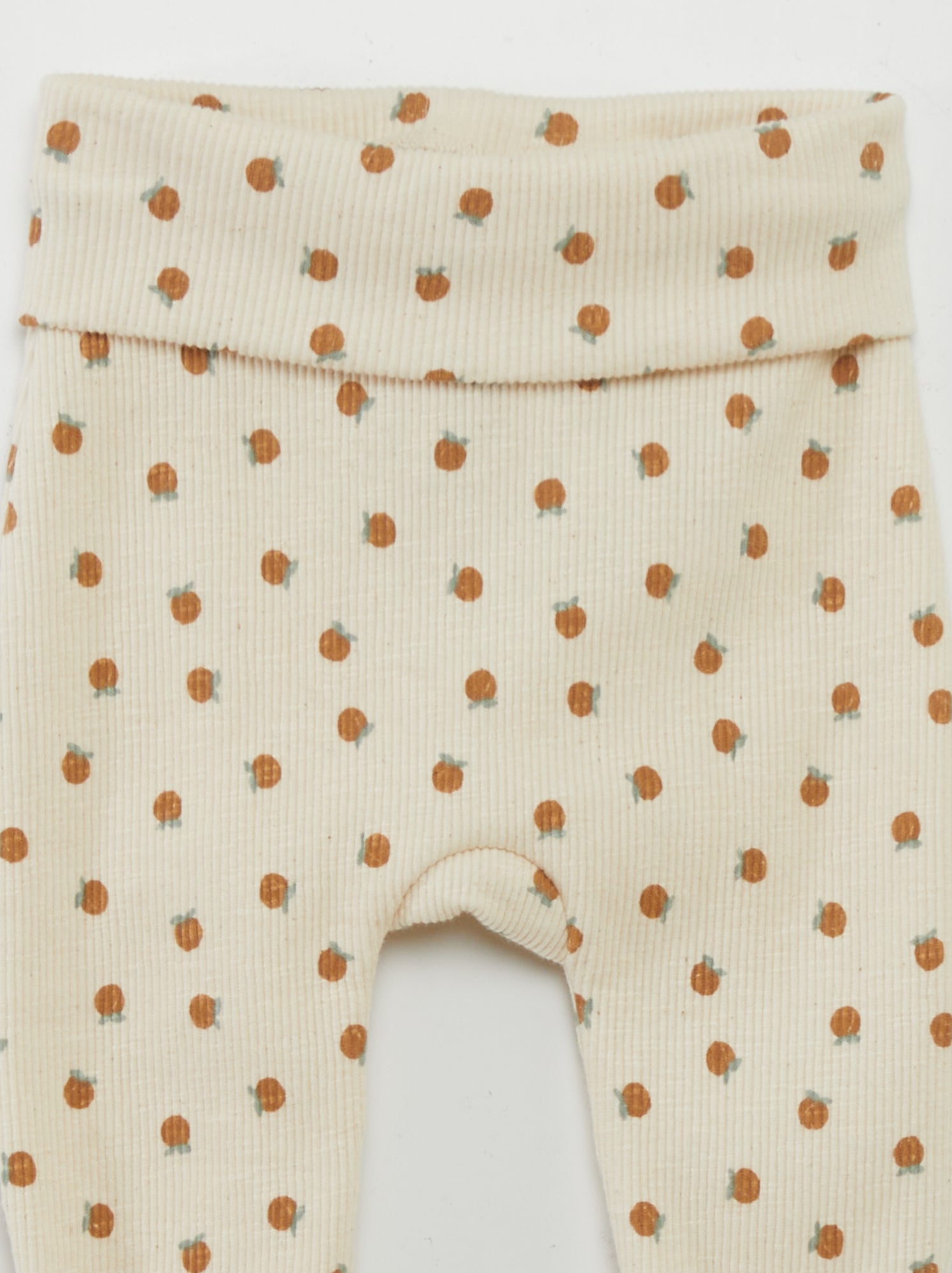 Pantaloni sarouel a coste con motivi - BIANCO