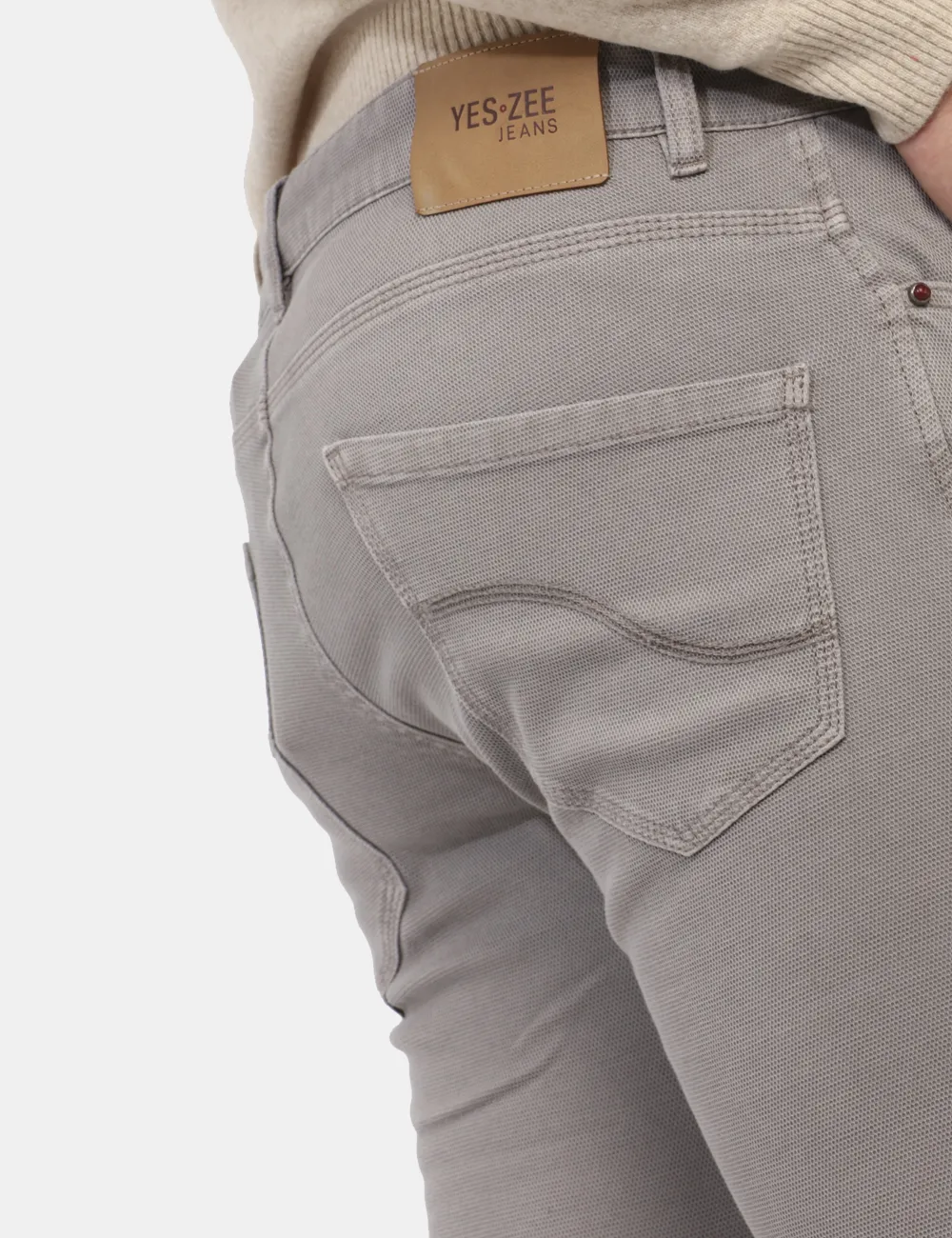 Pantaloni Yes Zee Grigio