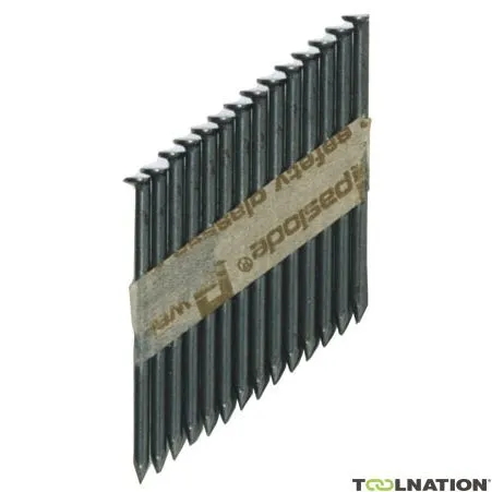 Paslode Fijaciones 142047 Chiodo a striscia 2,8 x 63 anello Inox RounDrive (incl. cartucce di gas) 1250 pezzi