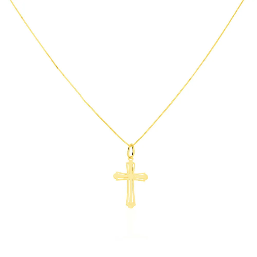 Pendente Croce Holy Oro Giallo 375/1000 1411719