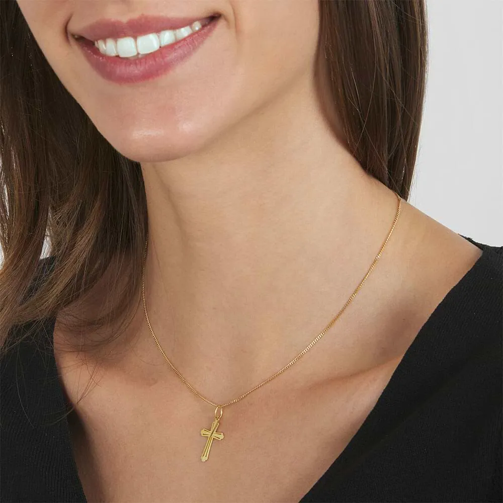 Pendente Croce Holy Oro Giallo 375/1000 1411719