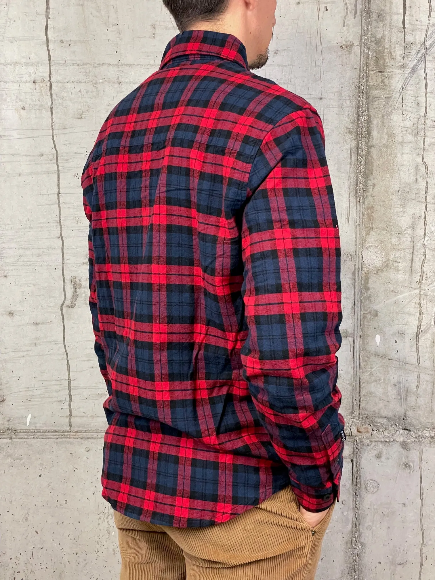Penfield Camicia Flanella Classic Checked Rosso/Blu/Nero
