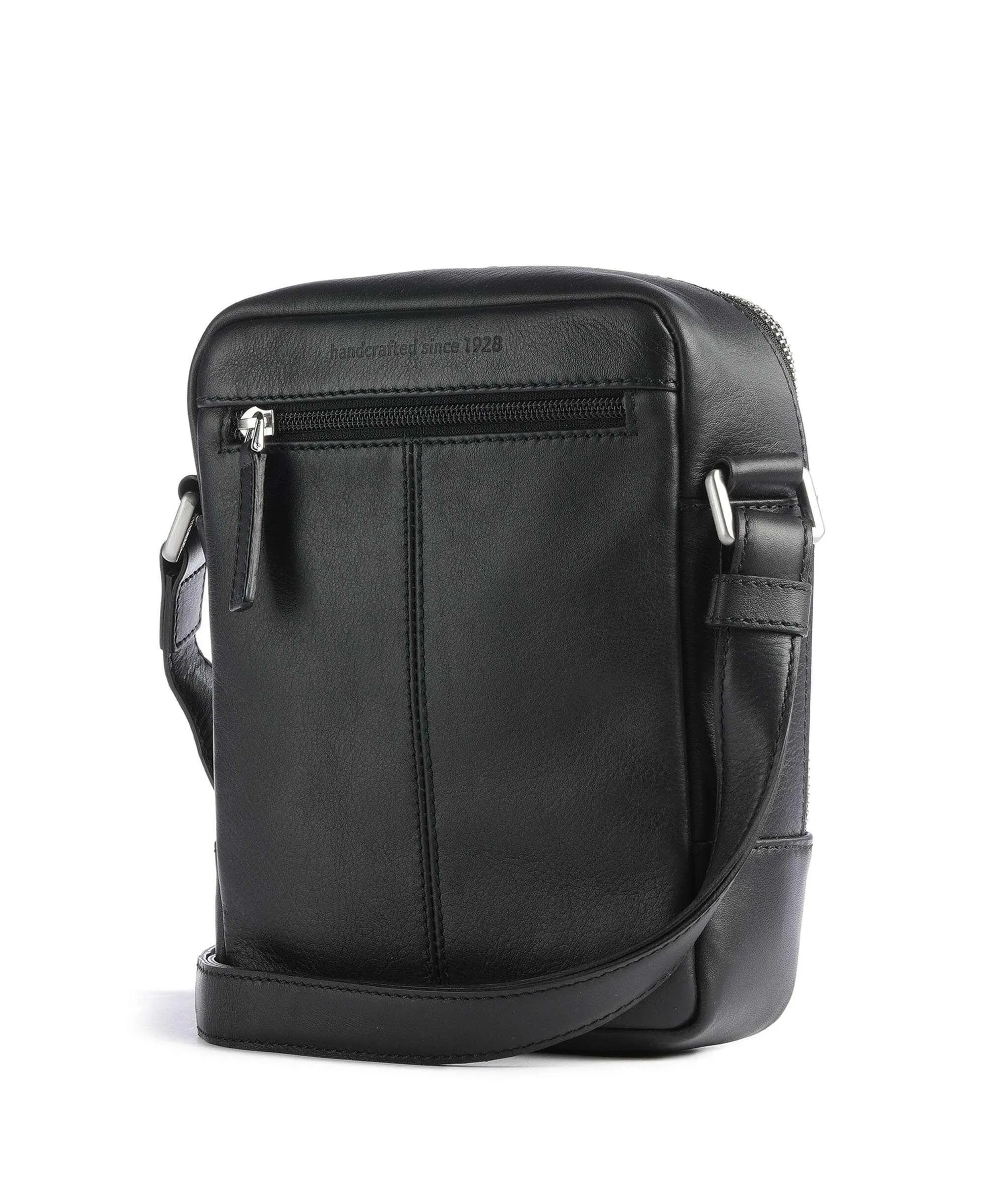  Picard Relaxed Borsa a tracolla pelle di vacchetta grana nero  