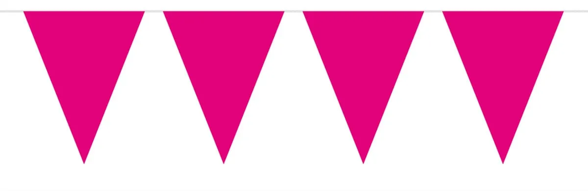 Piccola catena pennant rosa 3m