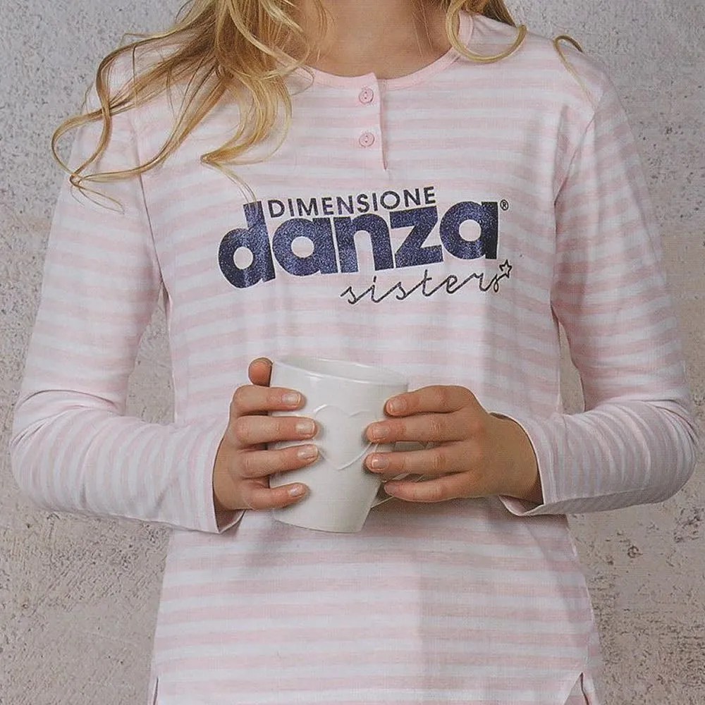 pigiama bambina cotone dimensione danza 22049 