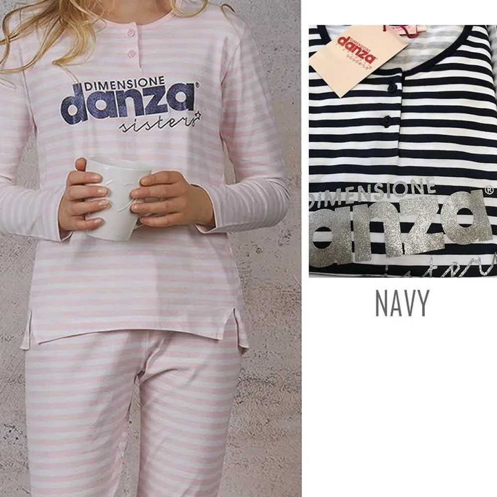 pigiama bambina cotone dimensione danza 22049 