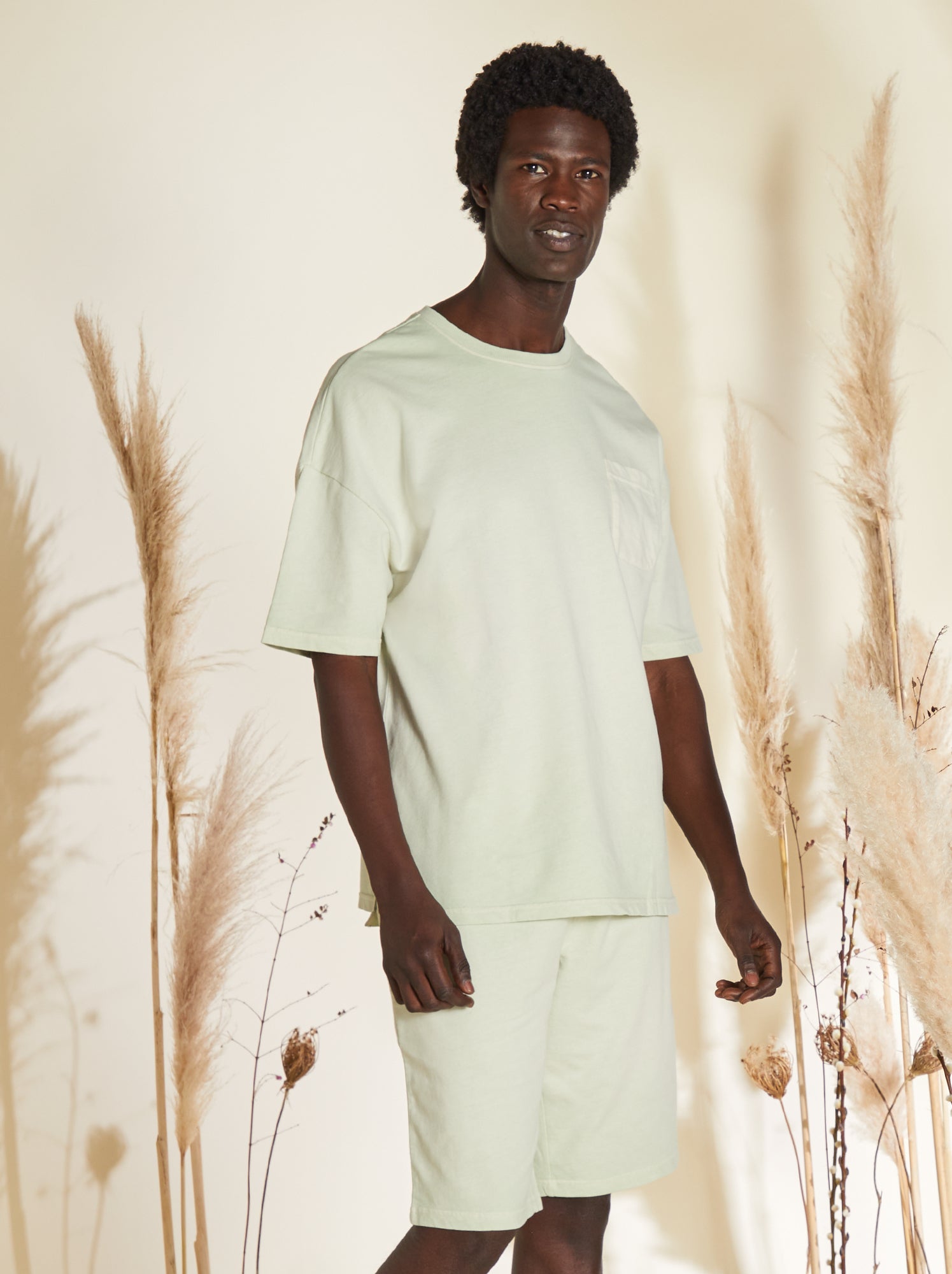 Pigiama corto t-shirt + bermuda- 2 pezzi - VERDE