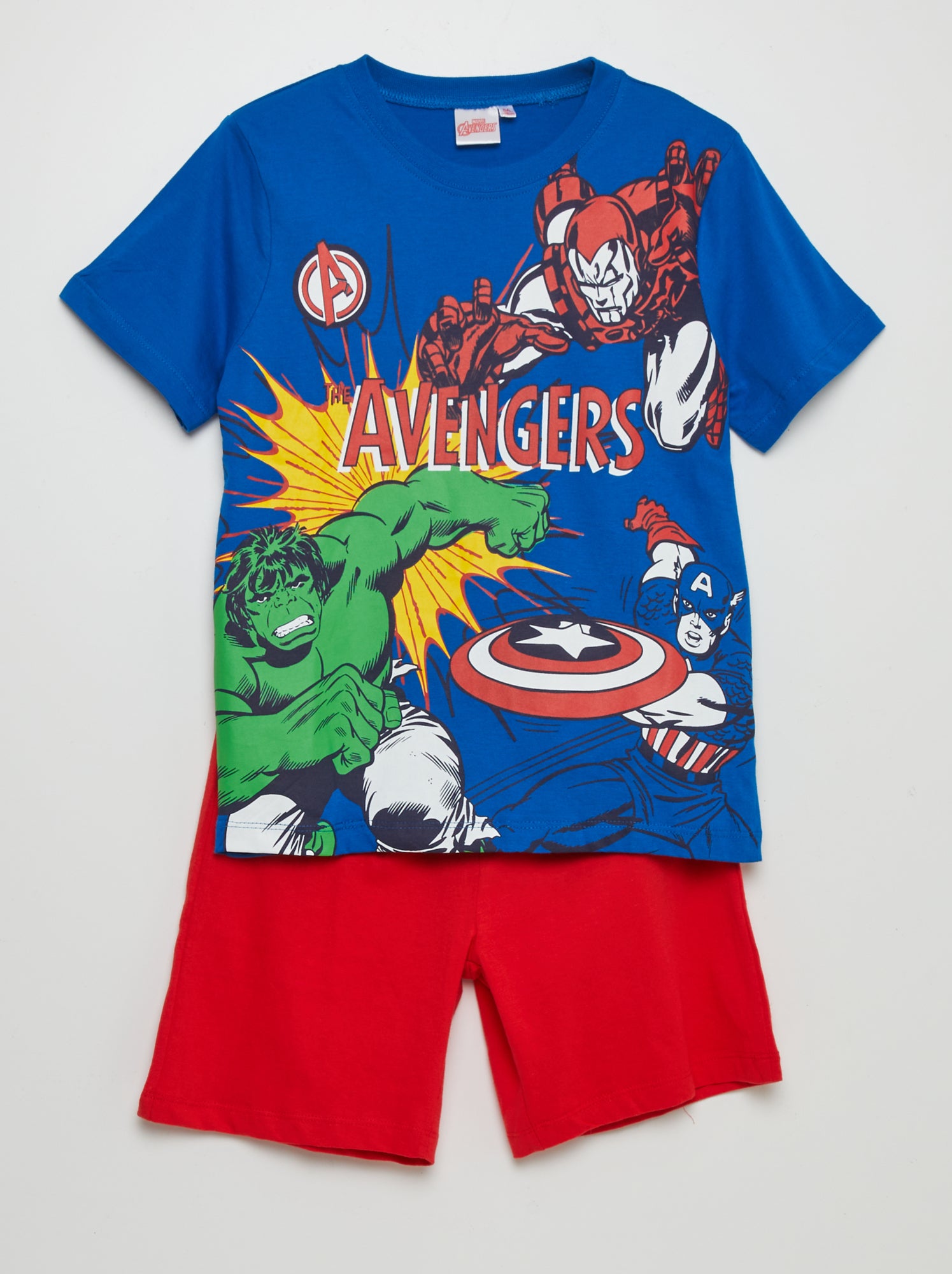 Pigiama corto 'Avengers' - 2 pezzi - BLU