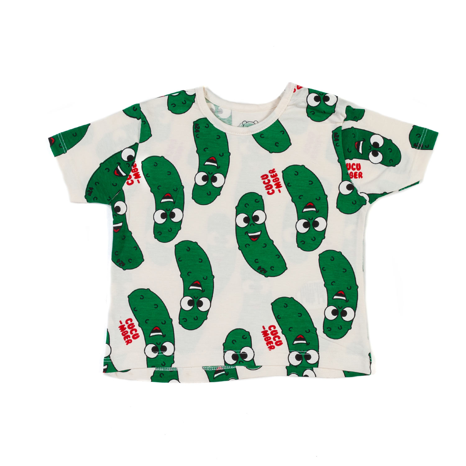 Pigiama Cucumber Corto Con Bottoni Bimbo E Bimba