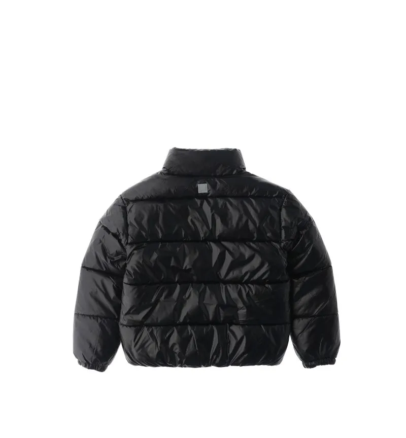 Piumino collo alto