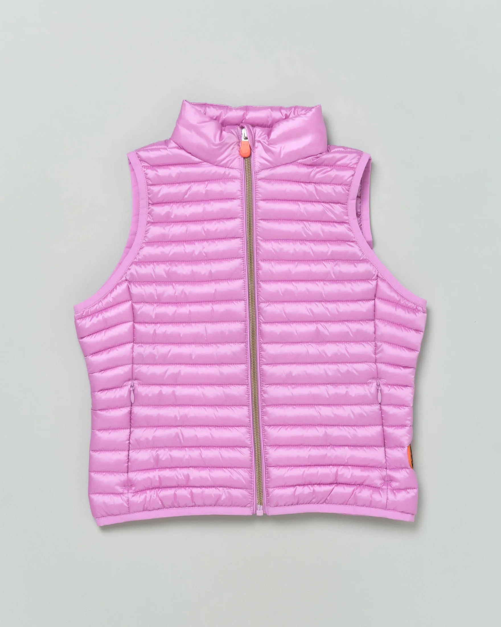 Piumino gilet lilla in nylon imbottito in Plumtech® 2-8 anni