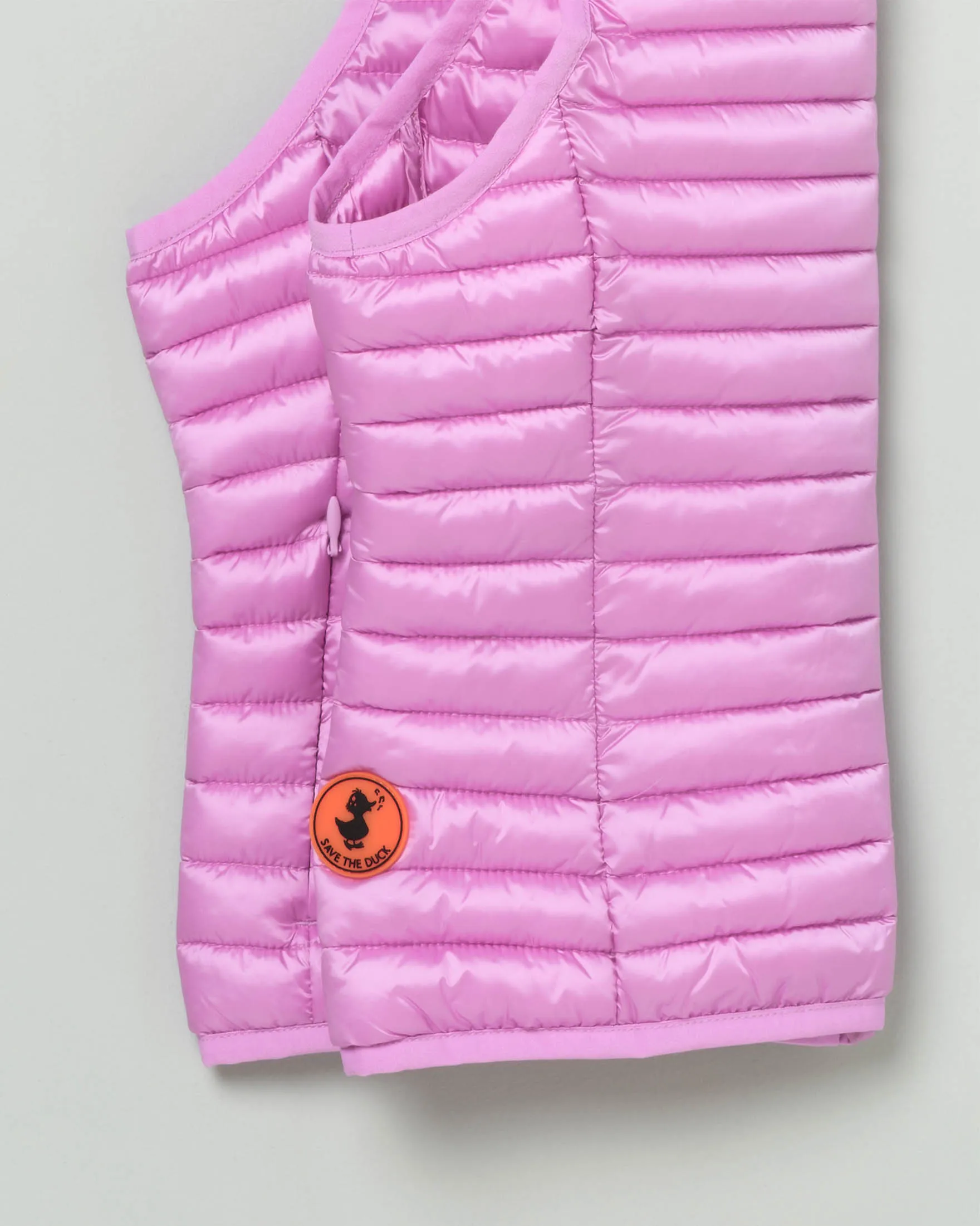 Piumino gilet lilla in nylon imbottito in Plumtech® 2-8 anni