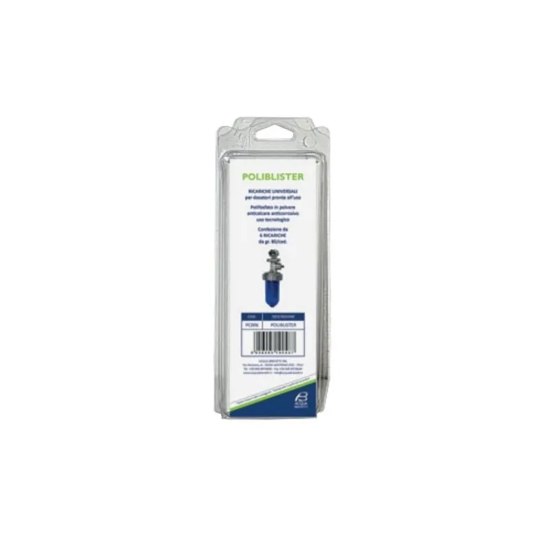 Poliblister Big n°4 ricariche per dosatori polidos Acqua brevetti PC012