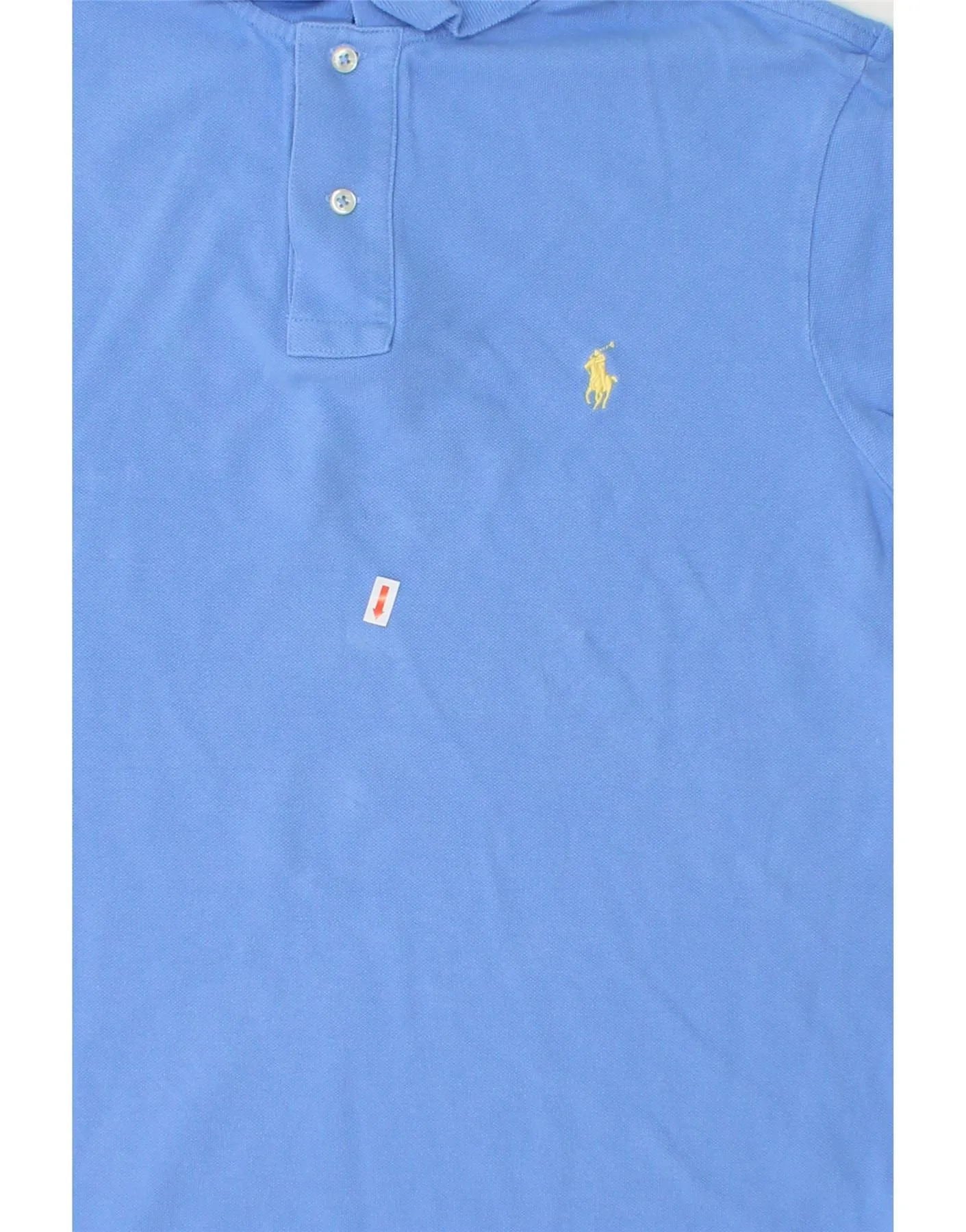 POLO RALPH LAUREN Mens Classic Fit Polo Shirt Medium Blue Cotton