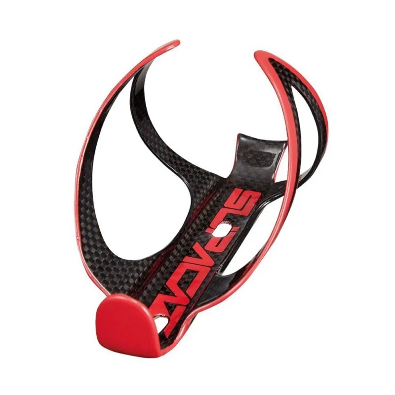 Portaborraccia Supacaz FLY CAGE carbonio rosso