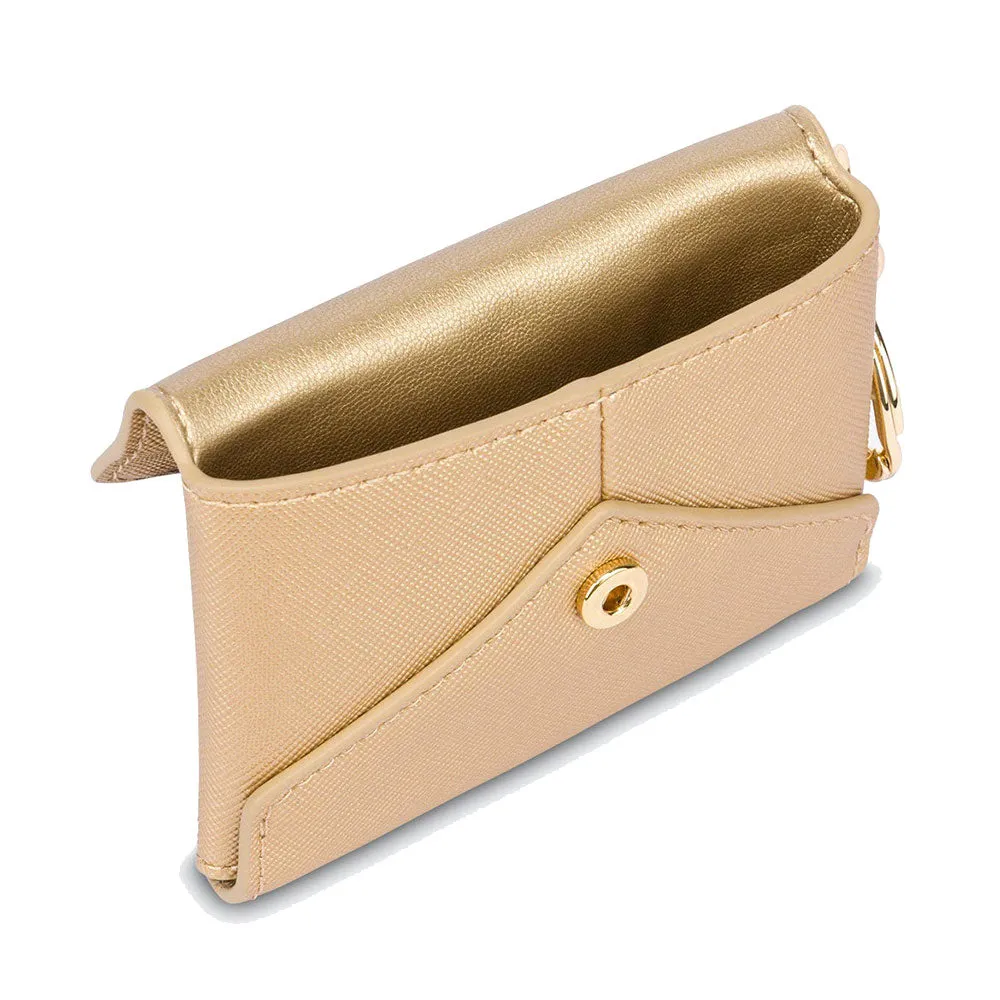 Portachiavi a Forma di Busta da Lettere LOVE MOSCHINO linea Gift Capsule color Oro