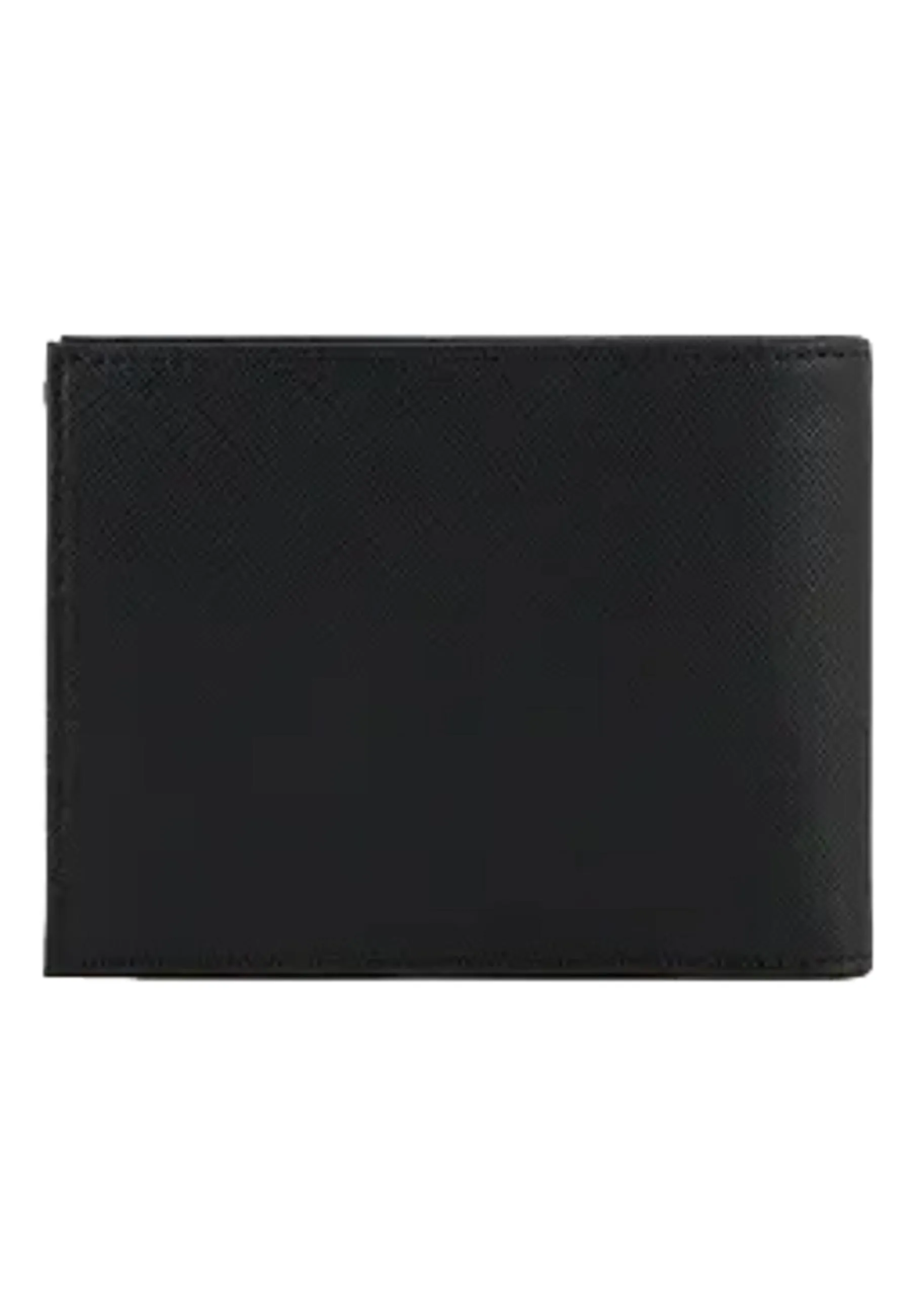 Portafoglio coin pocket in pelle rigenerata saffiano