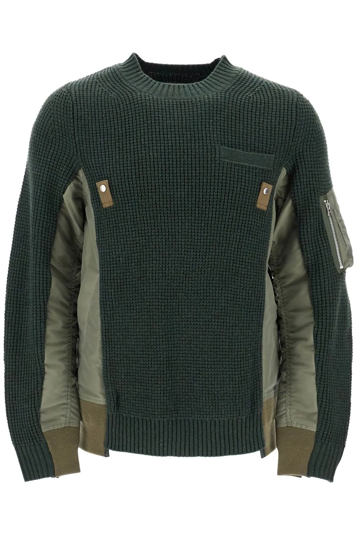 Pullover effetto stratificato