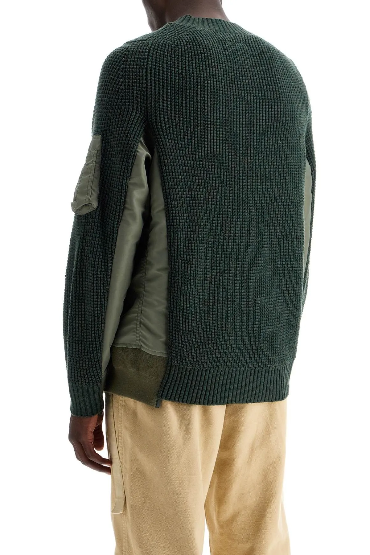 Pullover effetto stratificato
