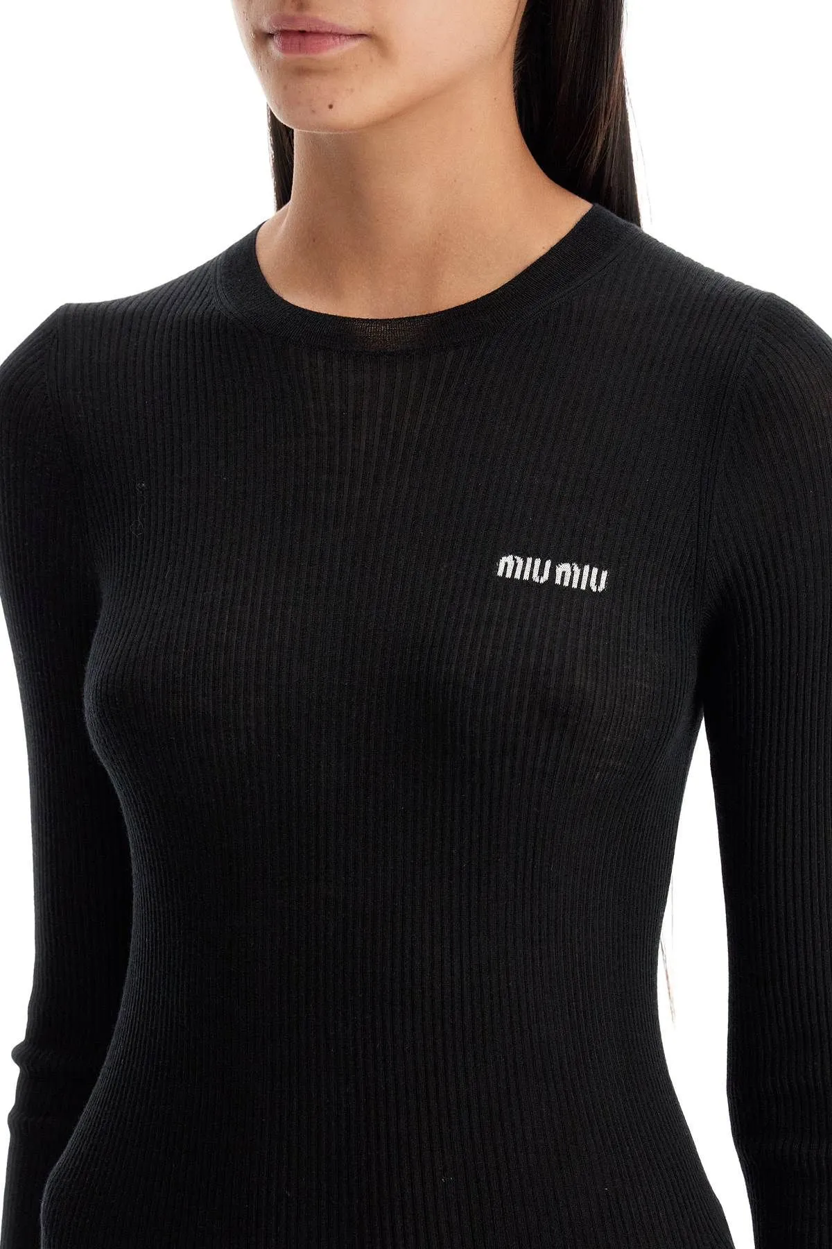 Pullover in cashmere e seta