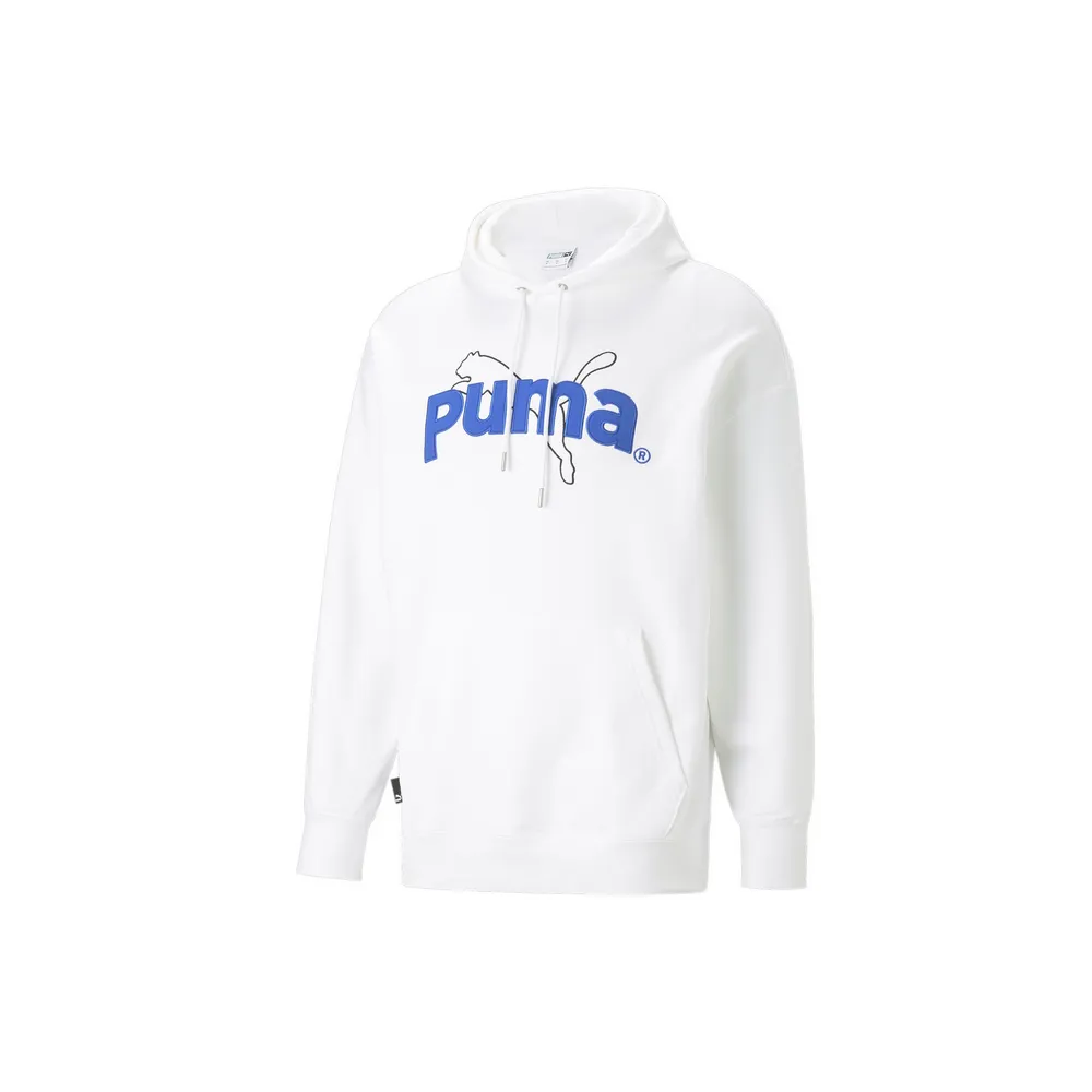 PUMA - PUMA TEAM GRAPHIC HOODIE TR - WHITE - UOMO - 538259 - 02