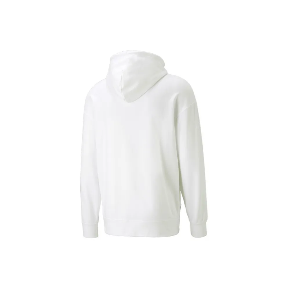 PUMA - PUMA TEAM GRAPHIC HOODIE TR - WHITE - UOMO - 538259 - 02